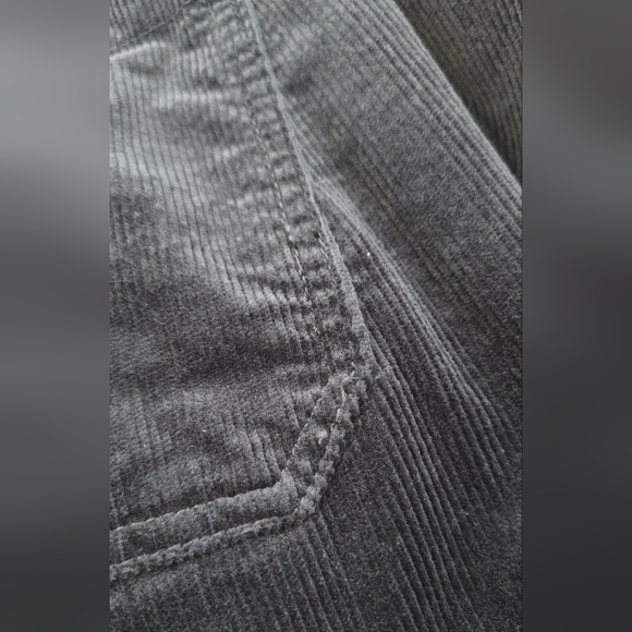 Anthropologie Maeve The Colette Corduroy Crop Wide-Leg Pants Navy Blue 28 - Picture 8 of 8